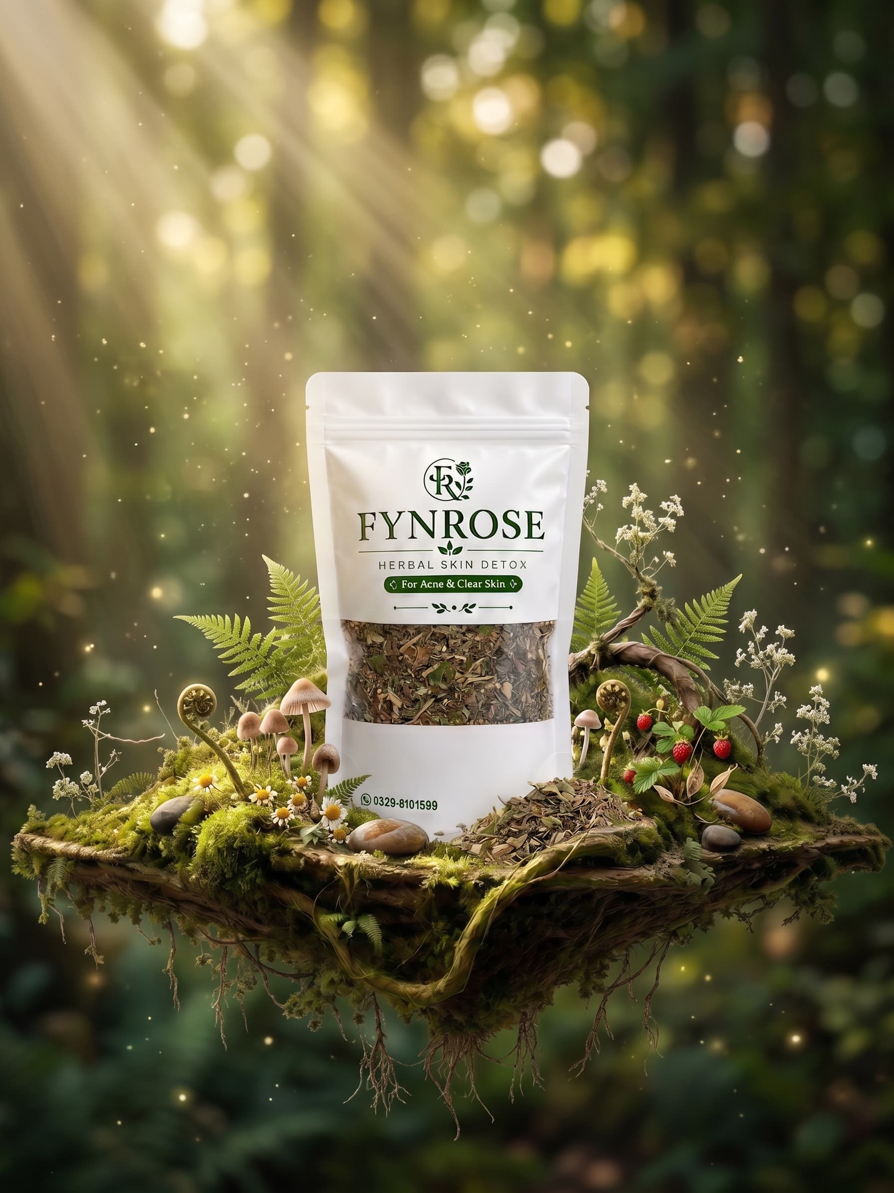 Fynrose herbal blend, botanical detail